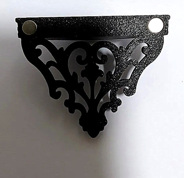 Baroque Shelf - back view showing magnetic mount