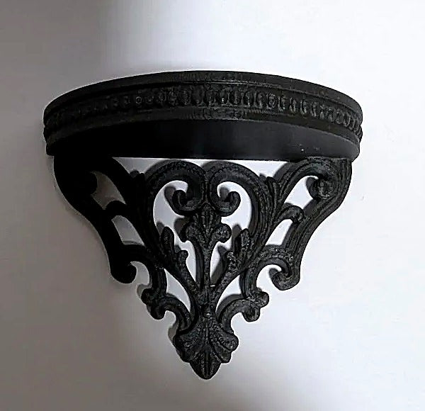 Baroque Shelf - ornate 3D-printed magnetic scrollwork shelf for jumping spider enclosures