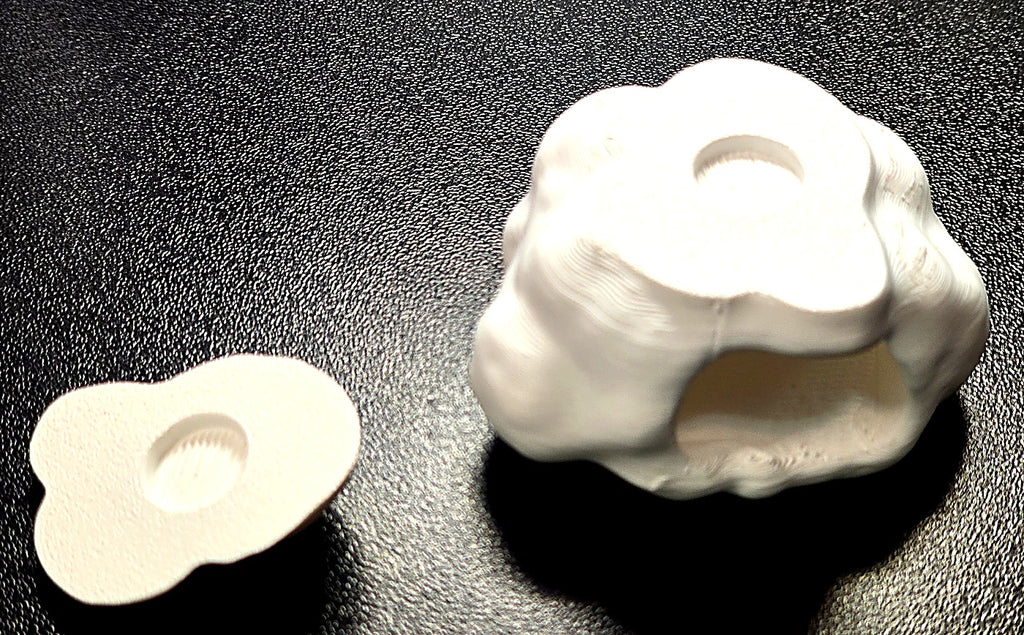 Cloud Hide - two-piece set showing the hide and outer magnet disc