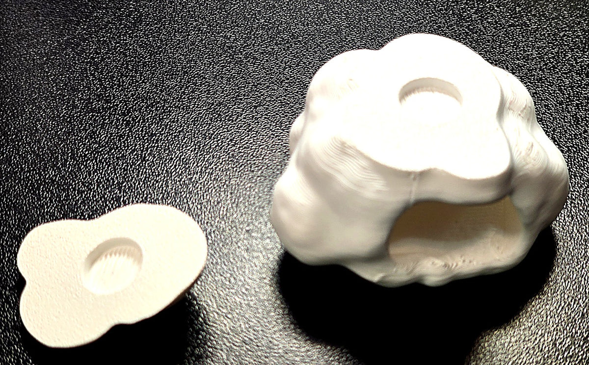 Cloud Hide - two-piece set showing the hide and outer magnet disc