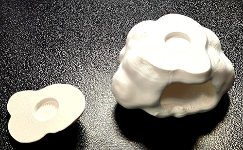 Cloud Hide - two-piece set showing the hide and outer magnet disc