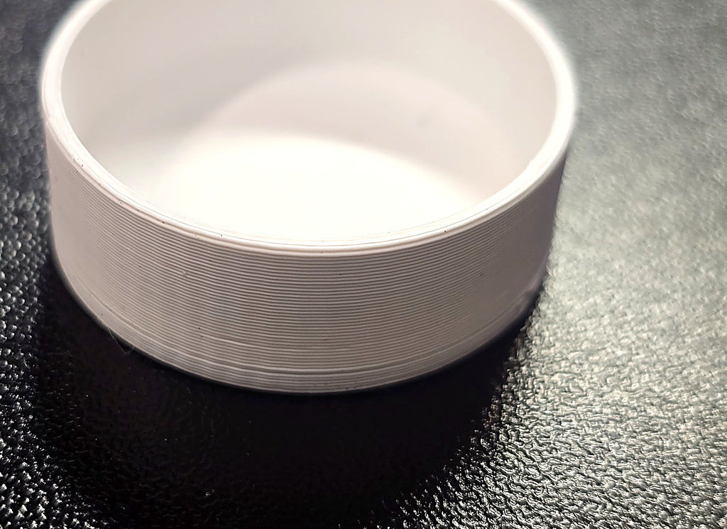 Feeder Bowl - 3D-printed bowl for mealworms and fly spikes in jumping spider enclosures