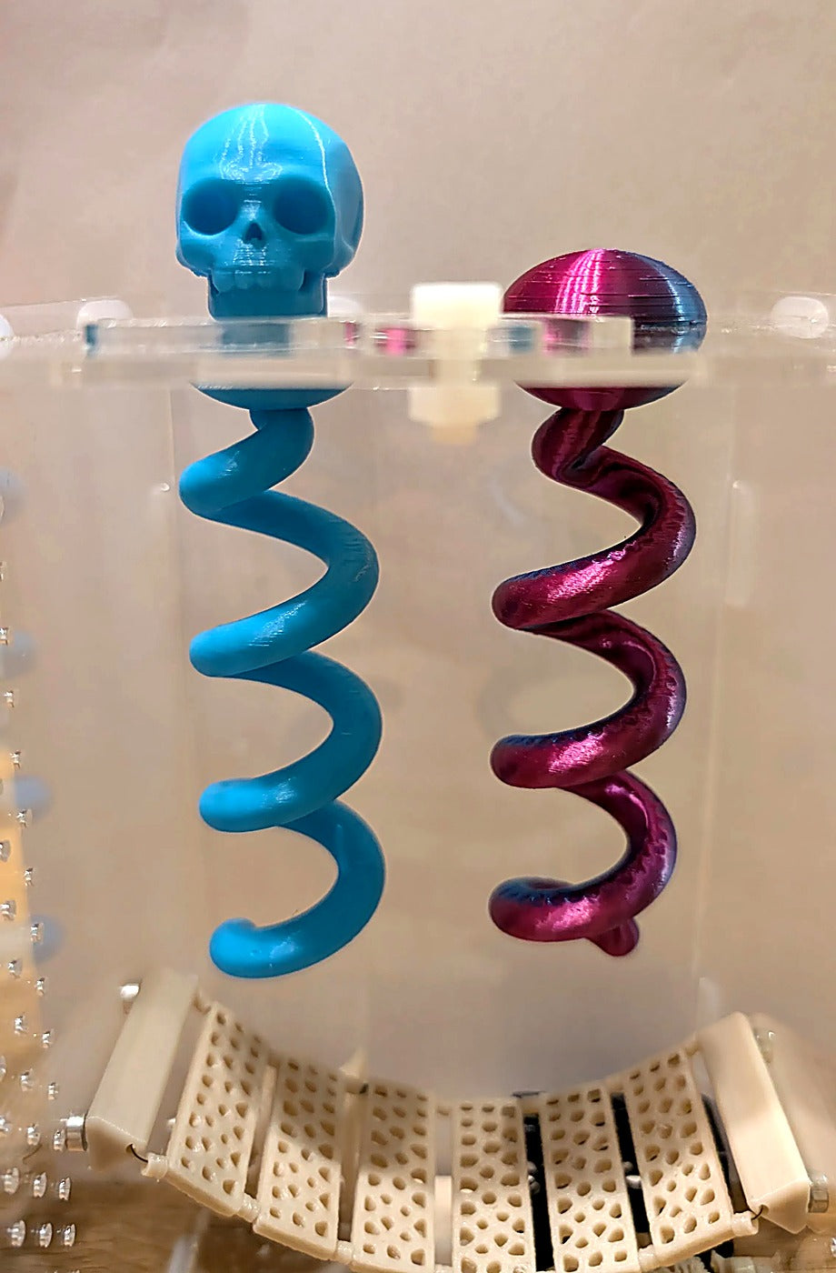 Helix Climb - shown mounted in enclosure with bridge decor