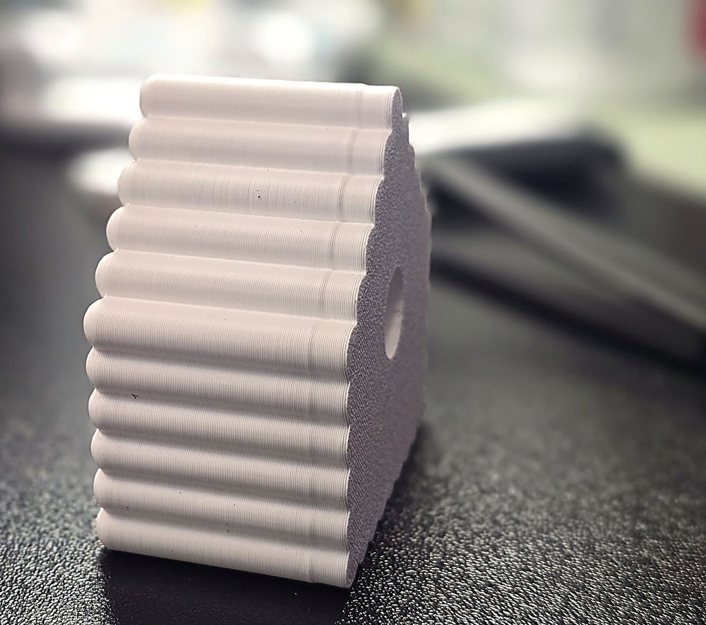 Little House Hide - white 3D-printed magnetic hide for jumping spider enclosures