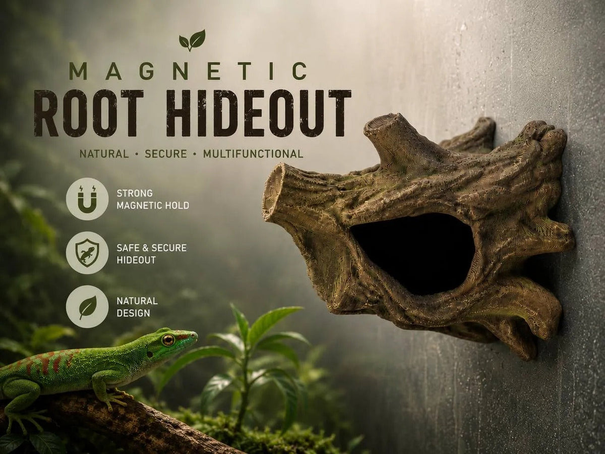 Root Hideout - magnetic root hideout design diagram