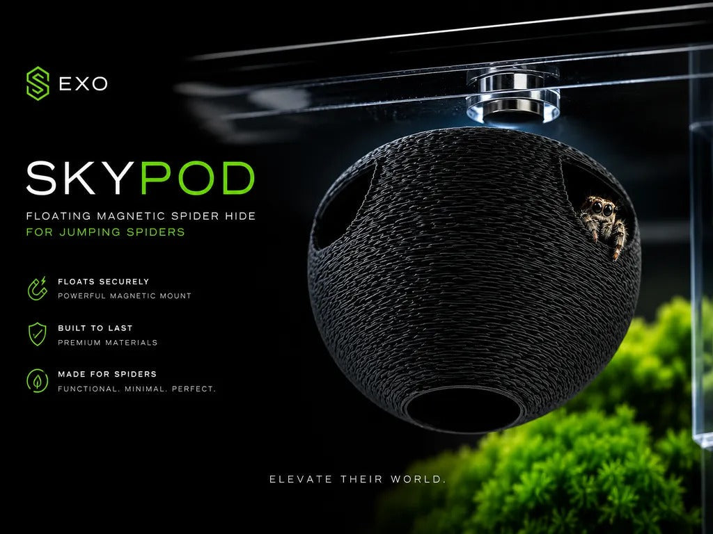 SkyPod - floating magnetic spider hide design diagram