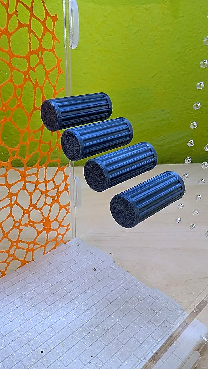 SkySteps - magnetic spider steps mounted in staircase formation