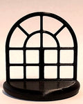 Magnetic Spider Shelf - arched 3D-printed window shelf with magnetic mount for jumping spider enclosures