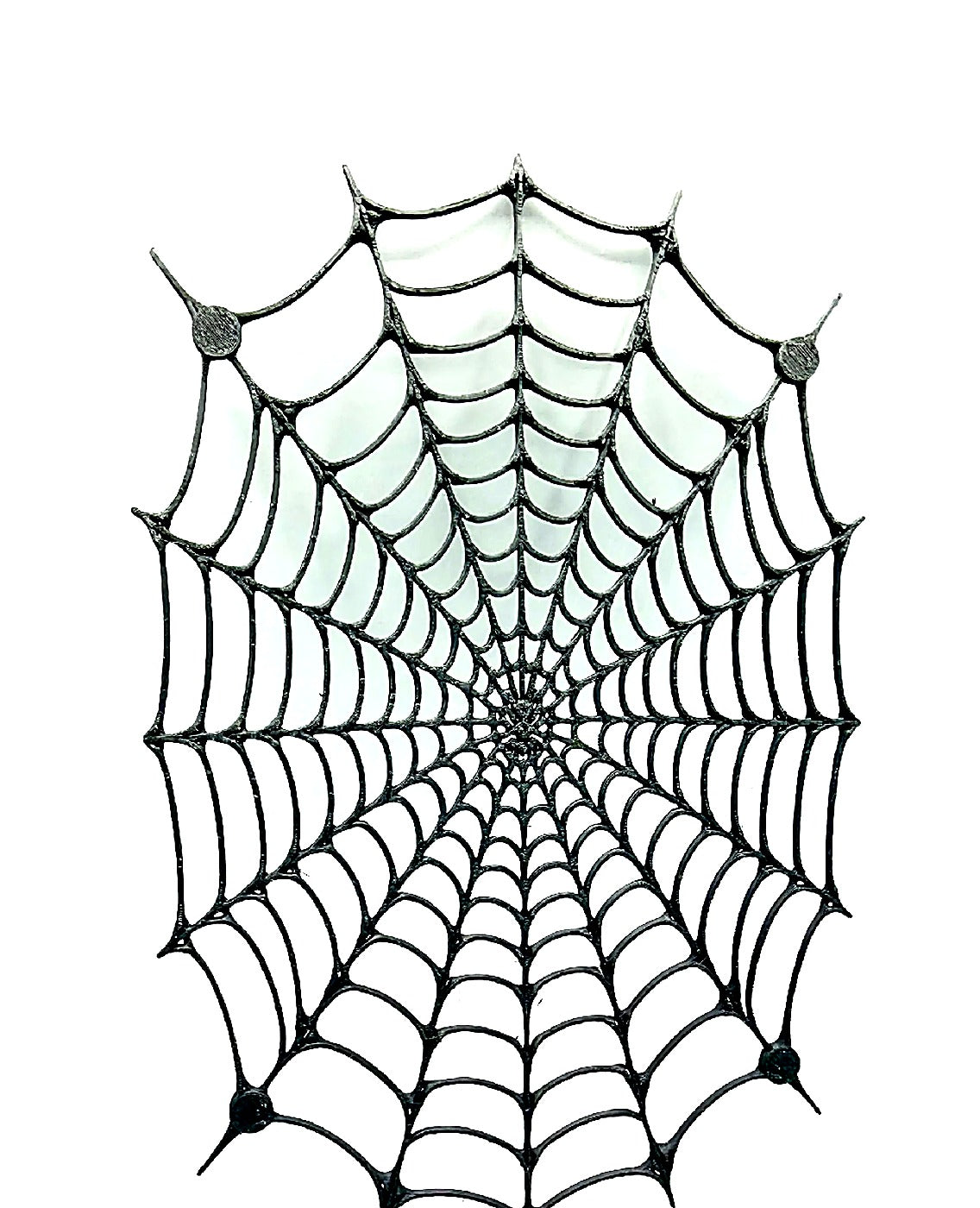 Enclosure Wall Climb - spider web style 3D-printed wall decoration for jumping spider enclosures